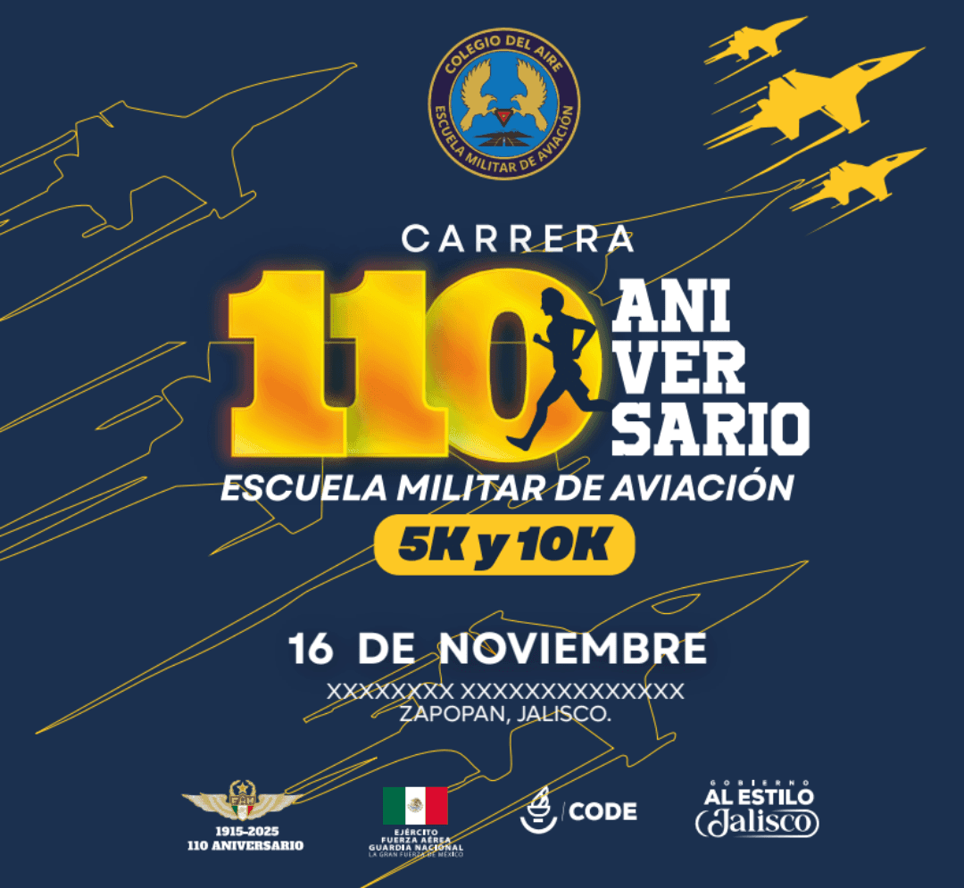 Carrera 110 Aniversario Escuela Militar De Aviación, 5K Y 10K