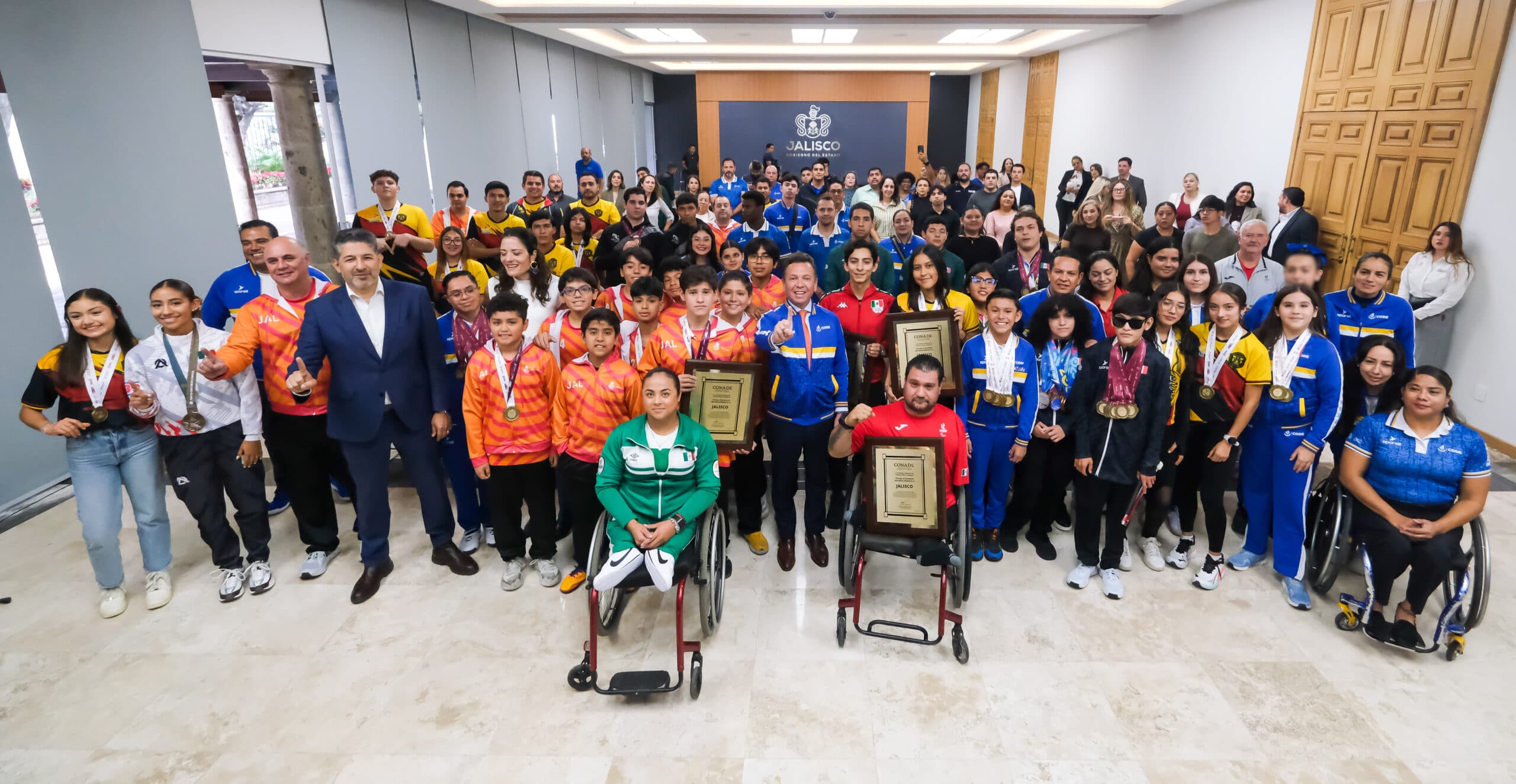 Reconoce Gobierno del Estado a Lo Mejor del Deporte Mexicano 2025 en encuentro con atletas y estudiantes jaliscienses