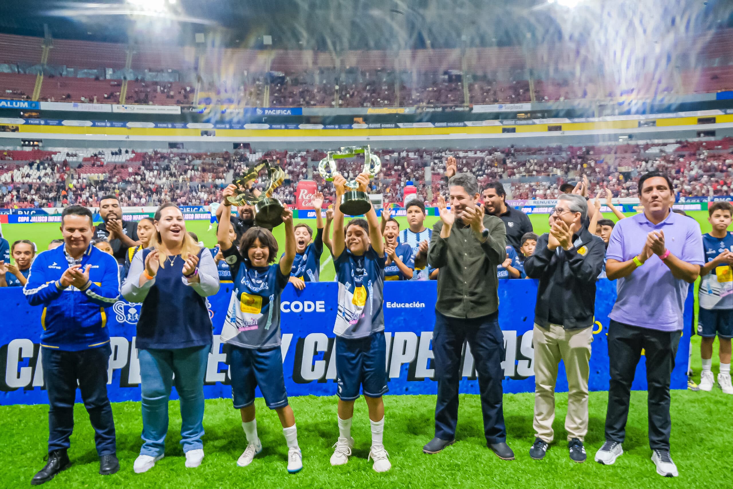 Define Copa Jalisco Infantil 2025 a sus campeones en el Estadio Jalisco